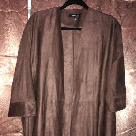 Relatively Faux Suede Fringe Jacket - Picture 2 of 5